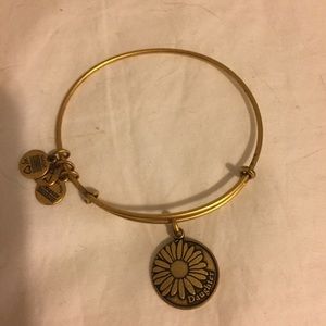 Alex and Ani gold Daughter bangle
